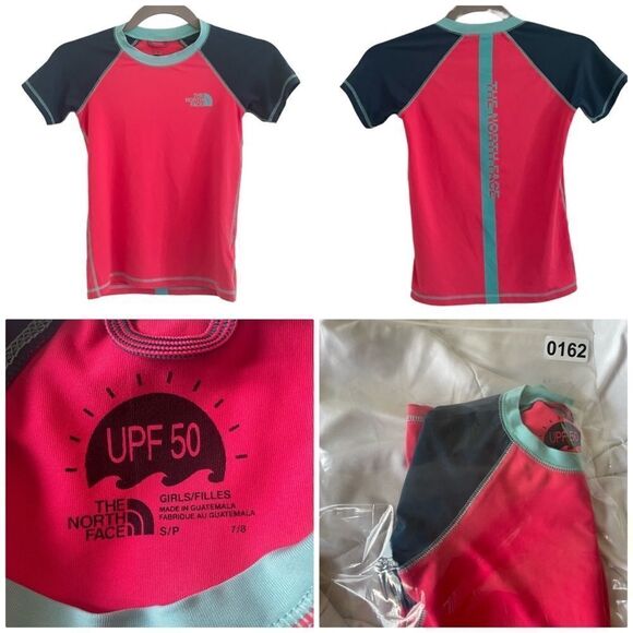 The North Face Girl’s Short Sleeve Rashguard S 7-8 - Picture 2 of 3